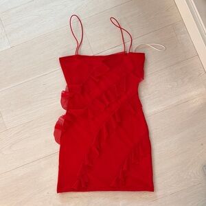 Princess Polly Vibrant Red Mini Dress